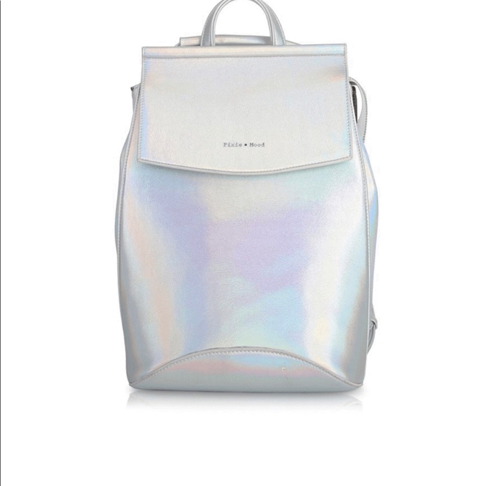 Vegan leather backpack
